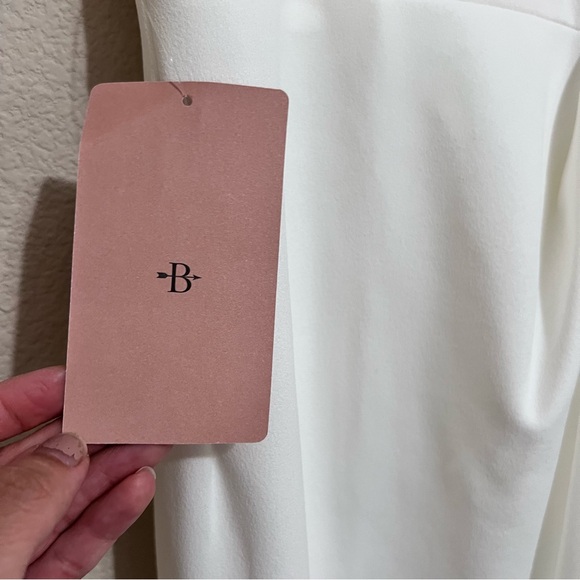 ANTHROPOLOGIE BHLDN Bridal Caron Tulip Skirt Gathered Waist Midi Dress NWT - Picture 14 of 15